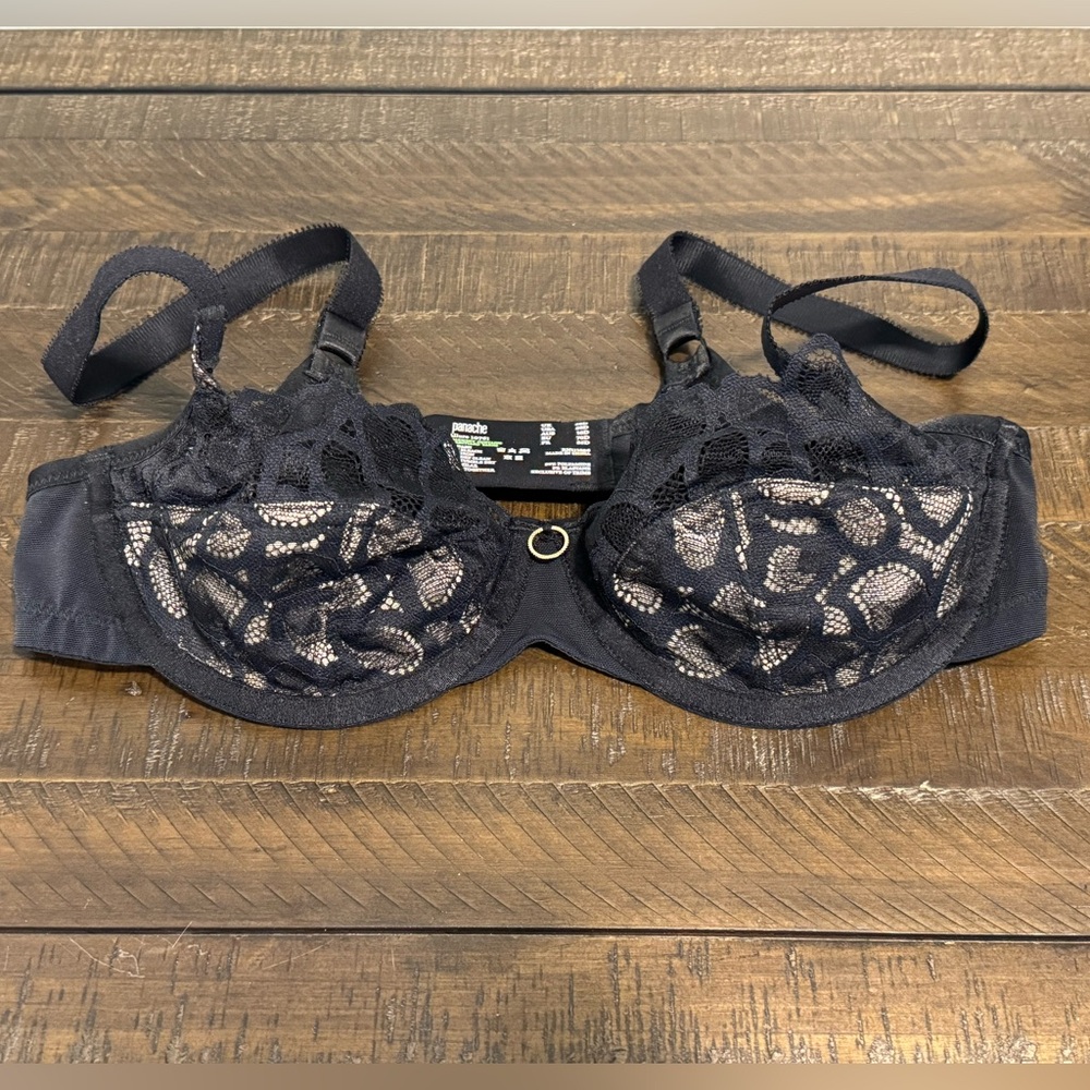 Elegant Black Lace Bra